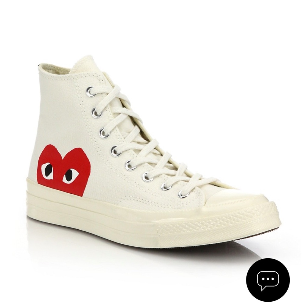 CdG Play X Converse PeekABoo Unisex Hightop Allstars